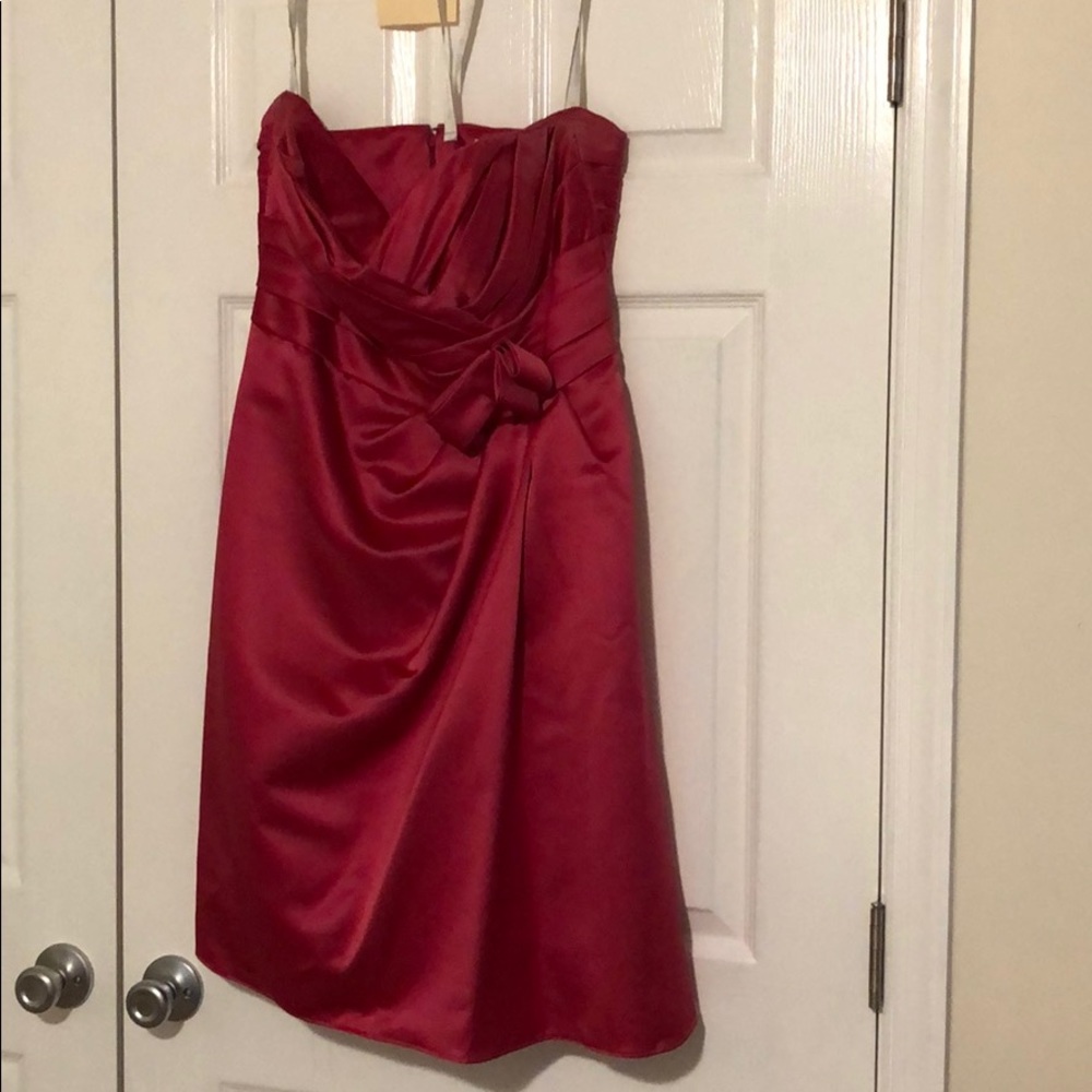 Brides maid dress. Red